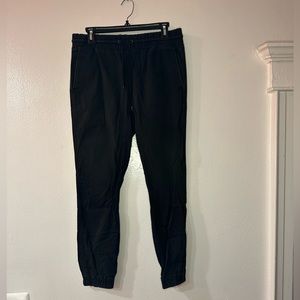 Black joggers